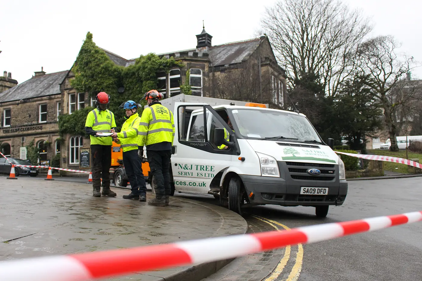 Buxton: Mechanical stump grinding project